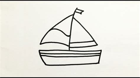 رسم قارب
